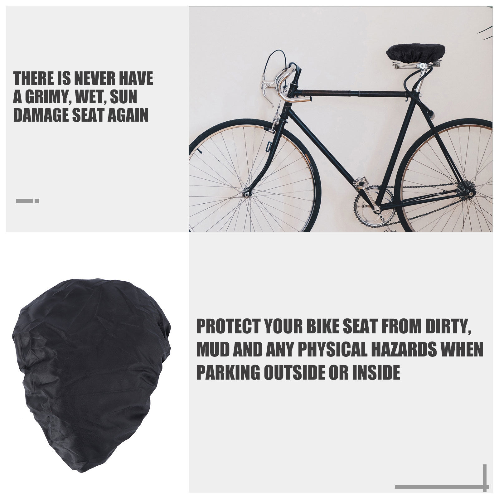 4 ชิ้น ผ้าคลุมเบาะจักรยานกันน้ - Cycling Commute Rain บทวิจารณ์และราคา