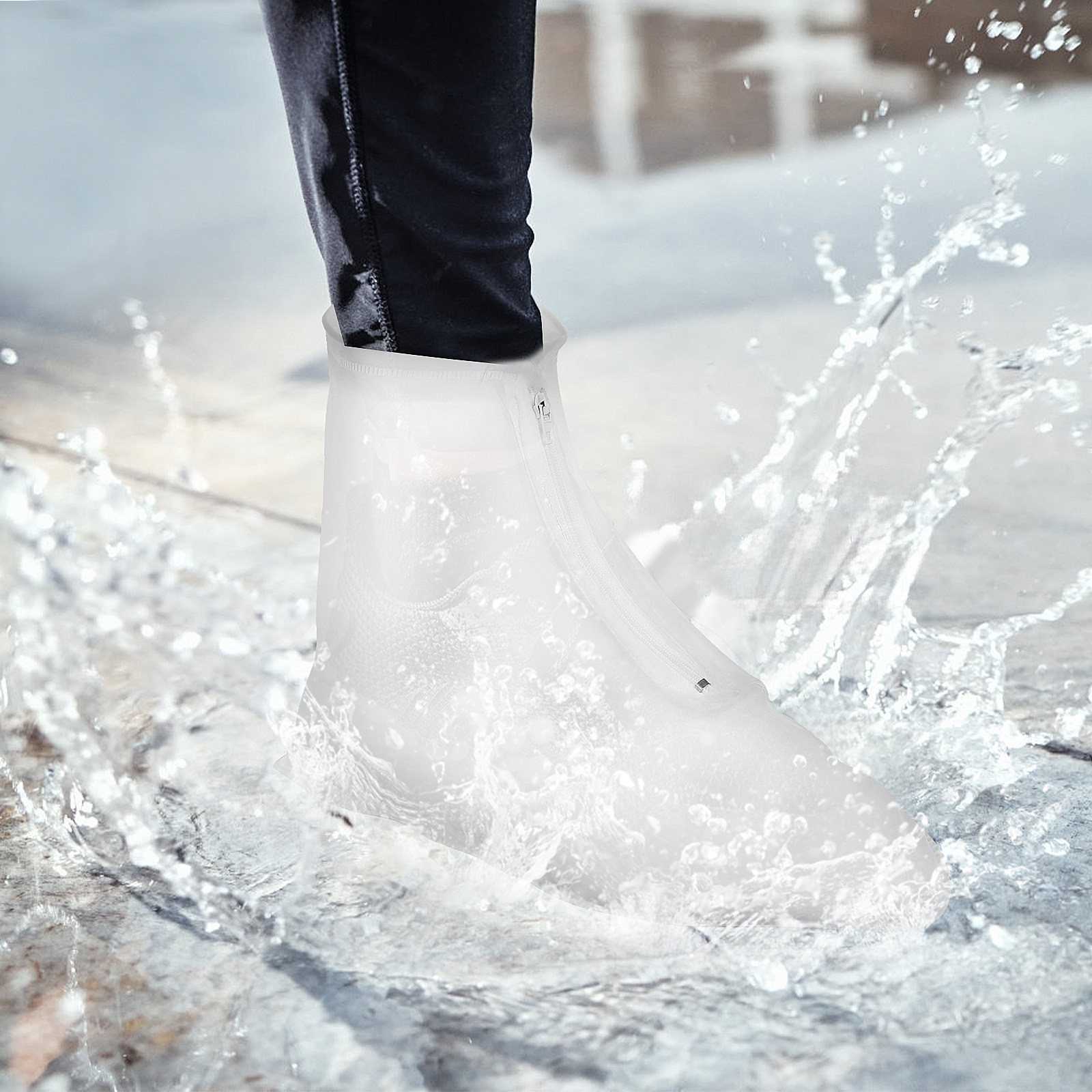 ปลอกหุ้มรองเท้ากันฝน ใช้ซ้ำได้ - Cycling Commute Rain บทวิจารณ์และราคา
